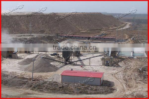 High efficient durable sand and gravel production line