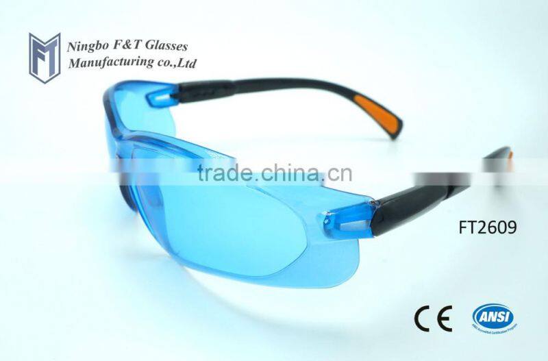 Enhanced lateral protection funny safety glasses,frameless glasses,China