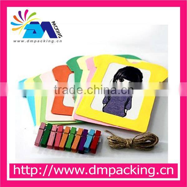 colorful paper photo paper frame for children