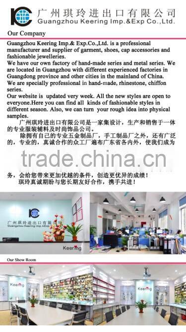 purple and white rectangle metal shoes clips WSC-362