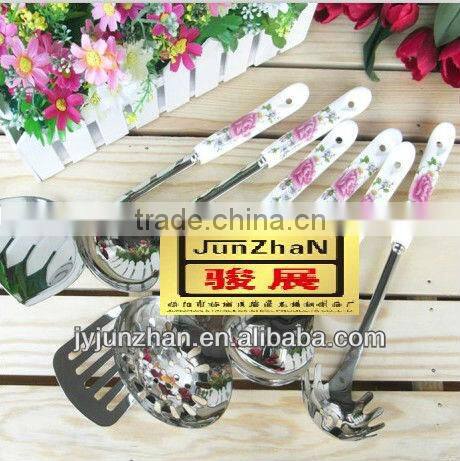 7 pcs stainless steel Cheap kitchen utensil --- Jieyang factory sell directly