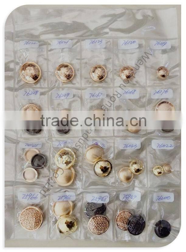 2014 fashion high quality hand sewing metal button for custom uniform