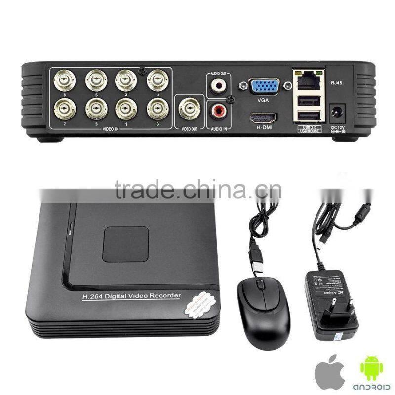 New support 4ch 720P realtime playback 4CH H.264 1080P AHD DVR 1 SATA HDD (MAX 6TB ) HI3521 Chip AHD CCTV DVR Recorder