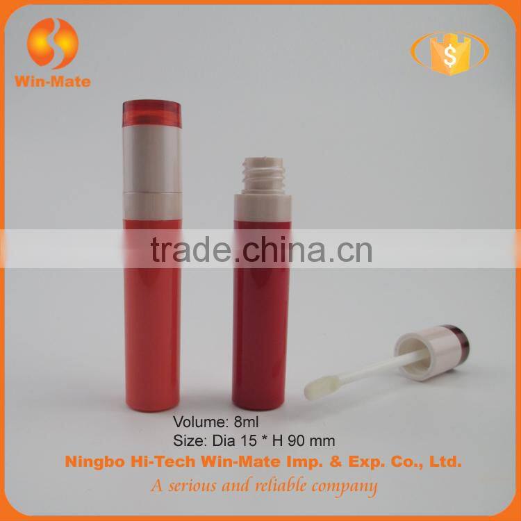 high quality ABS win-mate colored 9*1.5cm custom lip gloss container