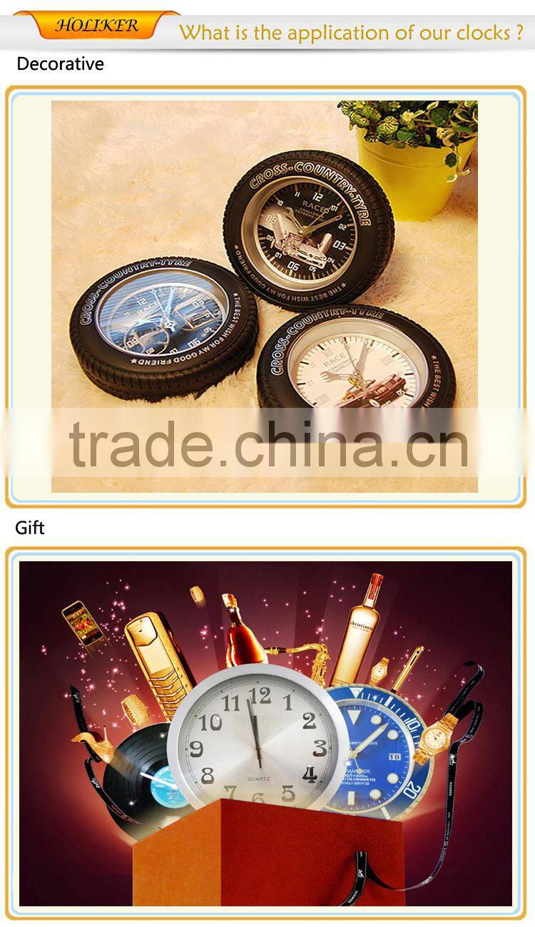 plastic pendulum table clock