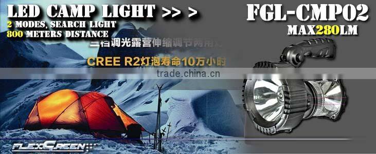 R2 3w led handhold rechargeable tool flashlight