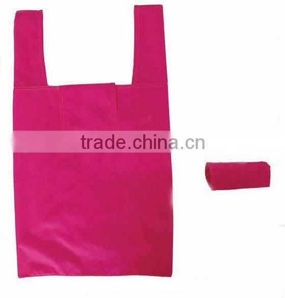 Foldable Polyester promotional shopping bag