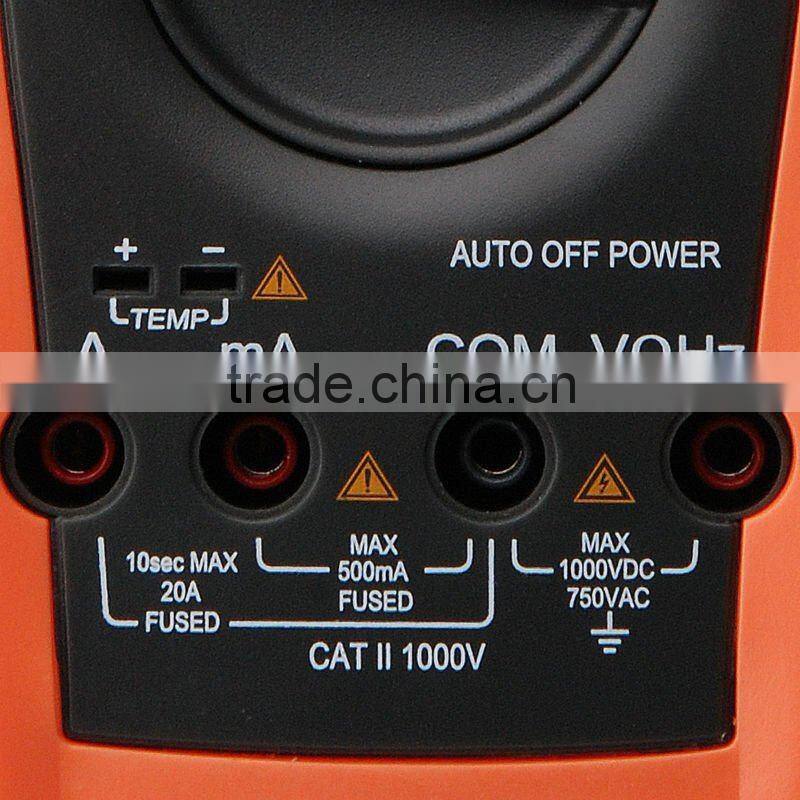 VC97 Tester Thermometer Resistance AC DC Ohm Hz C 4000Count Voltmeter Multimeter