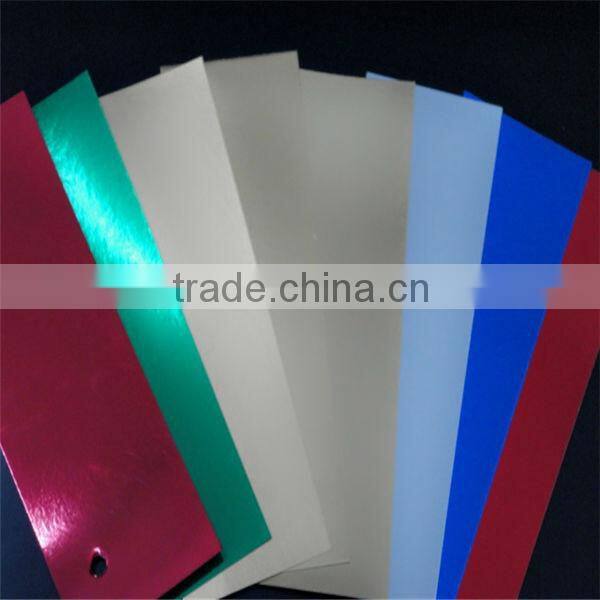 Golden Metallized PET Film paper board lamination