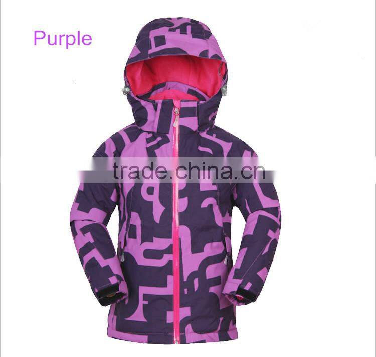 High Quality Waterproof Windproof Breathable Summit Ski Jacket children