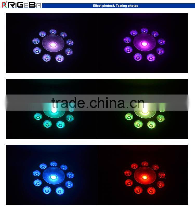 2015 newest 9*3w and 1*30w high power cheap stage light led par light
