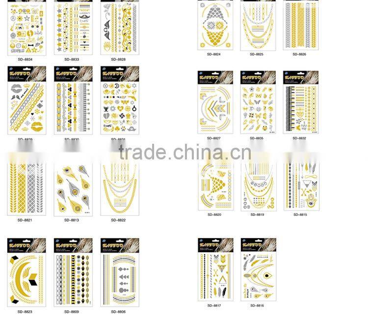 Alibaba Wholesale 2015 Stylish Body Jewelry Tattoo Design Male