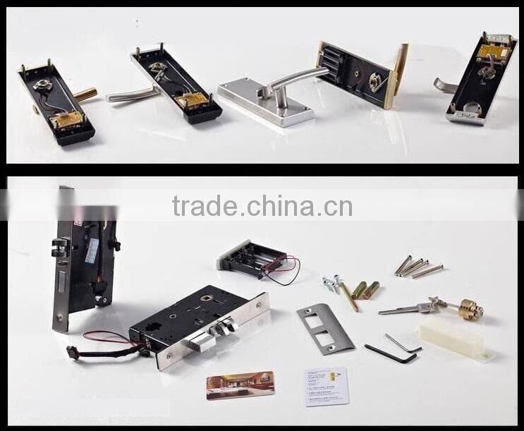 Security digital keypad card key home door lock