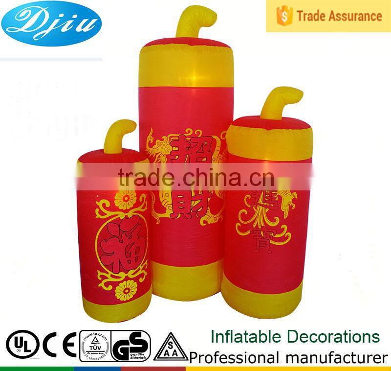 DJ-514 inflatable chinese candle decor outdoor