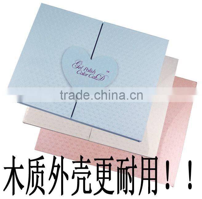 Luxury custom packaging paper box for nail gel color card
