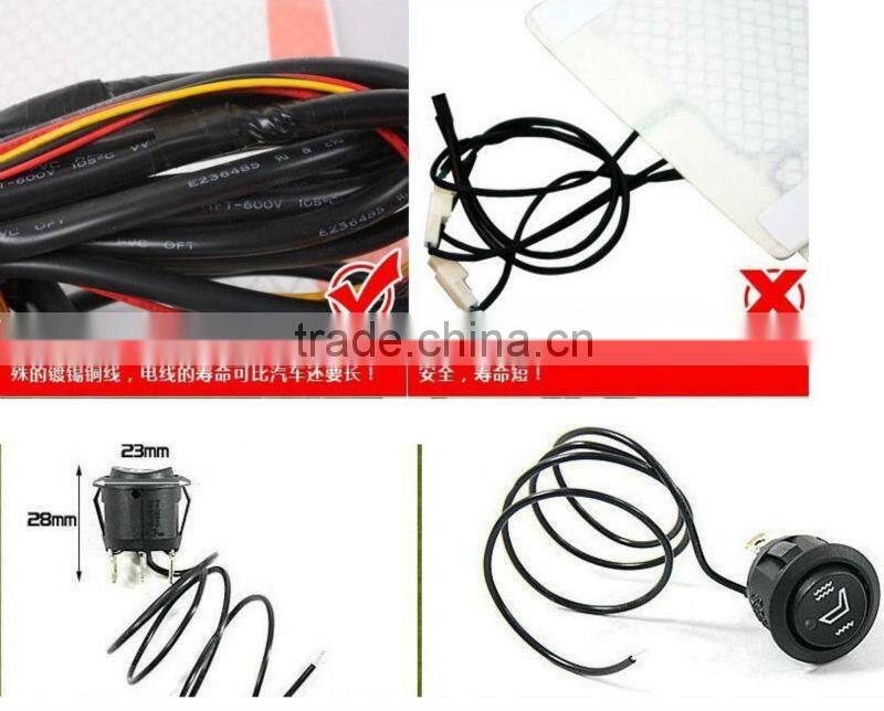 electric seat heater/car seat heater/carbon fiber heater element