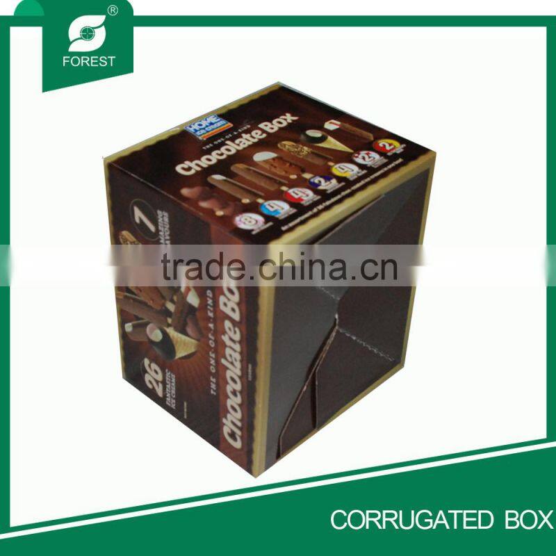 CUSTOM PRINTED ICECREEN CAKE PACKAGING CORRUGATED BOX