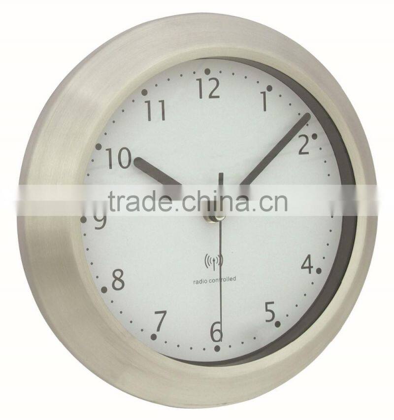 Large metal round wall mounted decorative clock