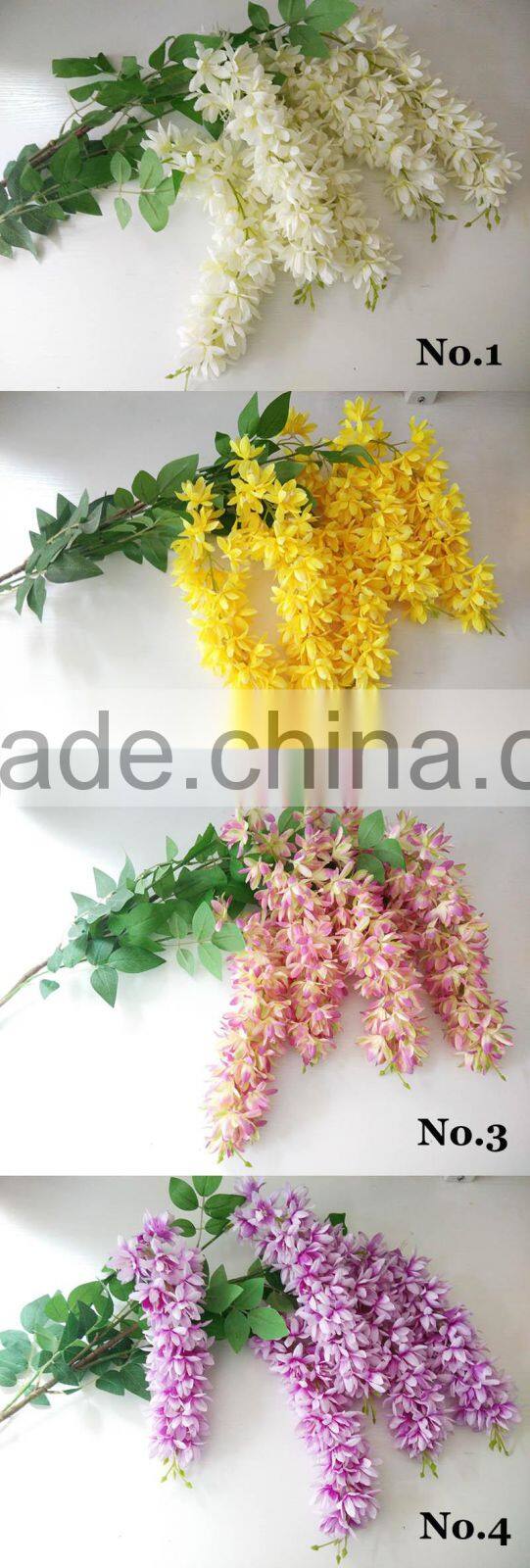 artificial flower cheap wisteria factory price