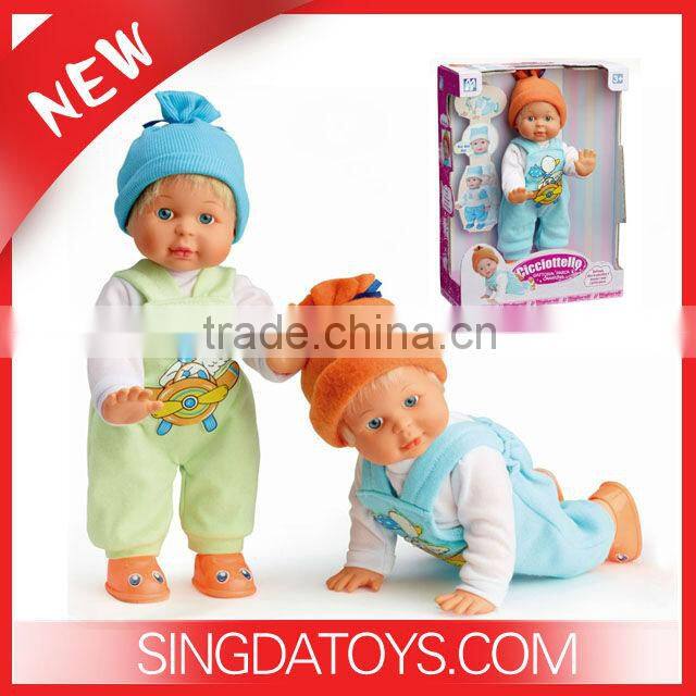 HOT SELLING ! 2014 New Design B079 B/O Baby Fashion Doll