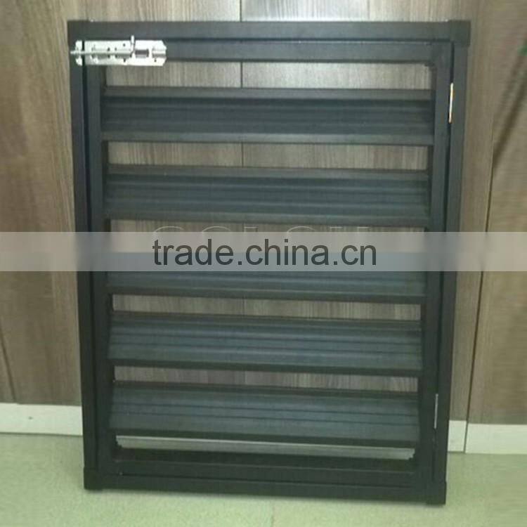 Whosale Galvanizing Iron Security window Shutter, Window Blinds,Louver Window