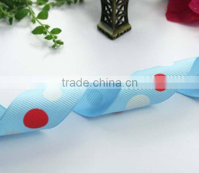 wholesale custom heat transfer printed ribbon for christmas