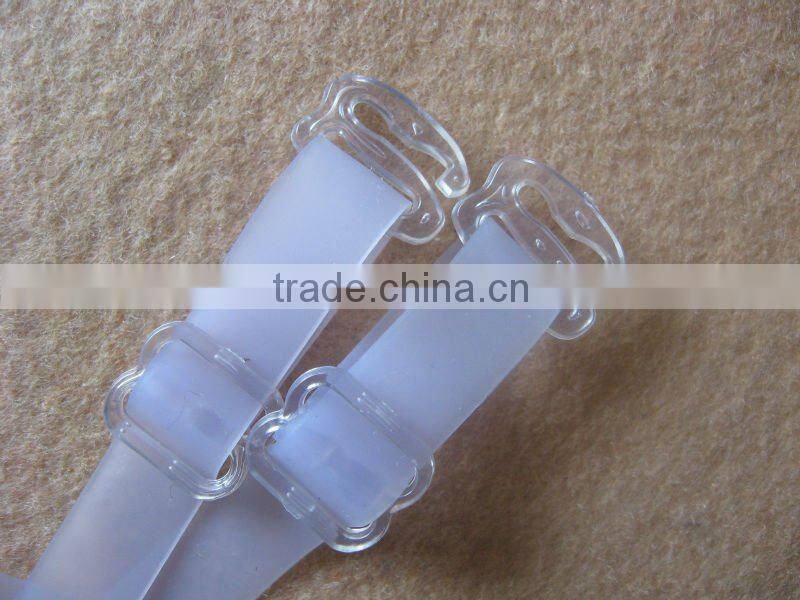 invisible elastic silicone bra strap/silicone invisible bra straps with different color