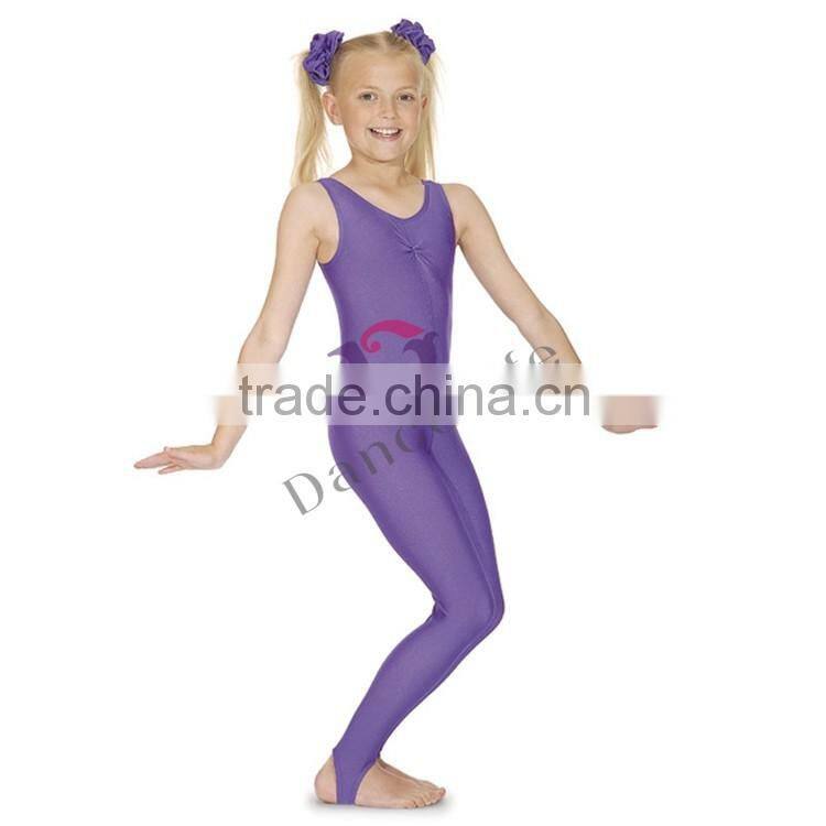 C2617Girl stirrup tank ballet dance unitard kids gymnastic unitard spandex unitard costumes ballet unitards for sale dancewear
