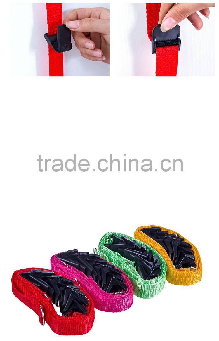 Door strape hanger rack bag cap cloth rack