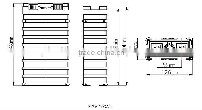 the solar system 3.2v 100ah lifepo4 battery cell power cell solar energy,wind energy,E-scooter,EV, backup power