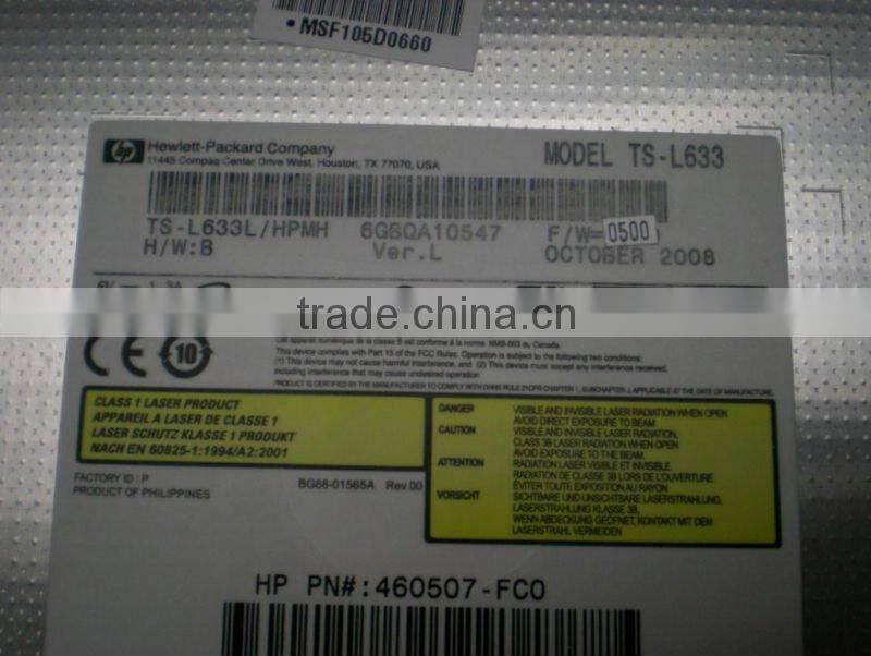P/N:460507-FC0 Internal SATA lightscribe DVDRW TS-L633L
