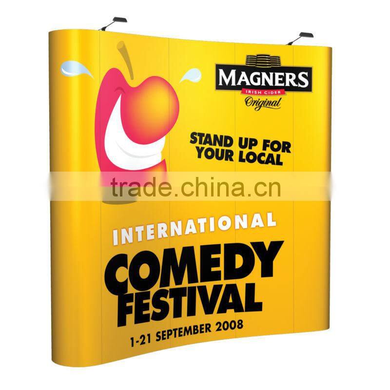 fabric velcro pop up display stands