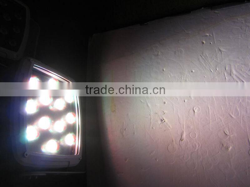 Factory derectly wholesale ip65 ce rohs dmx512 solar led wall wash light LED Land Radarpar-12(6in1)