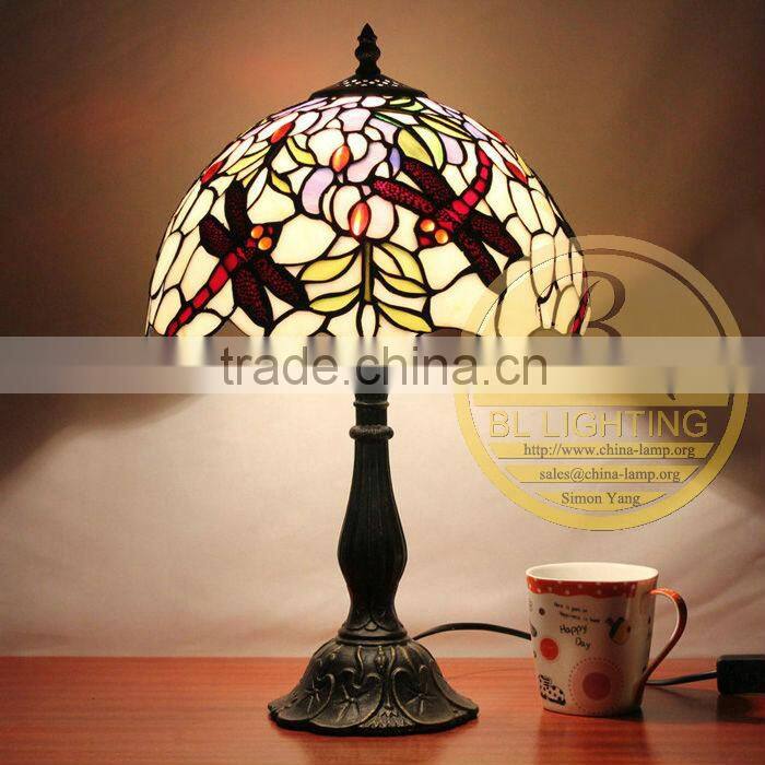 tiffany dragonfly light base wholesale,baolian tiffany dragonfly light manufacturer(TT12054)