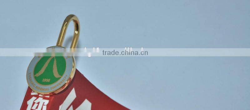 Universtiy souvenir metal bookmark laser logo bookmark and gift bookmark
