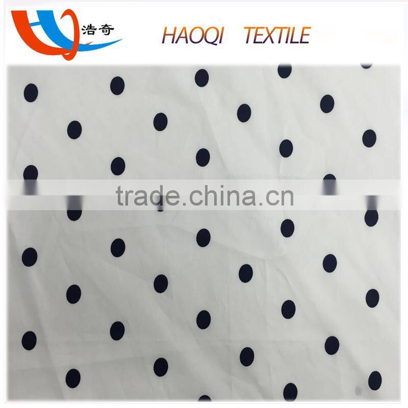dots printed 100% cotton poplin fabric for blouse