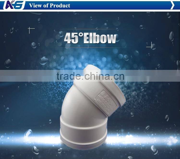 KG Light weight durable long-lasting pvc tee from China