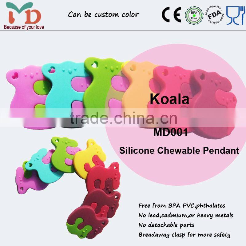 custom chewing silicone pendant,custom chewing silicone pendant heart