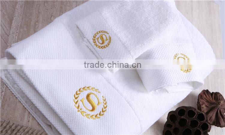 LinenPro Wholesale White Hotel Towel Set 100% Organic Cotton Terry towel