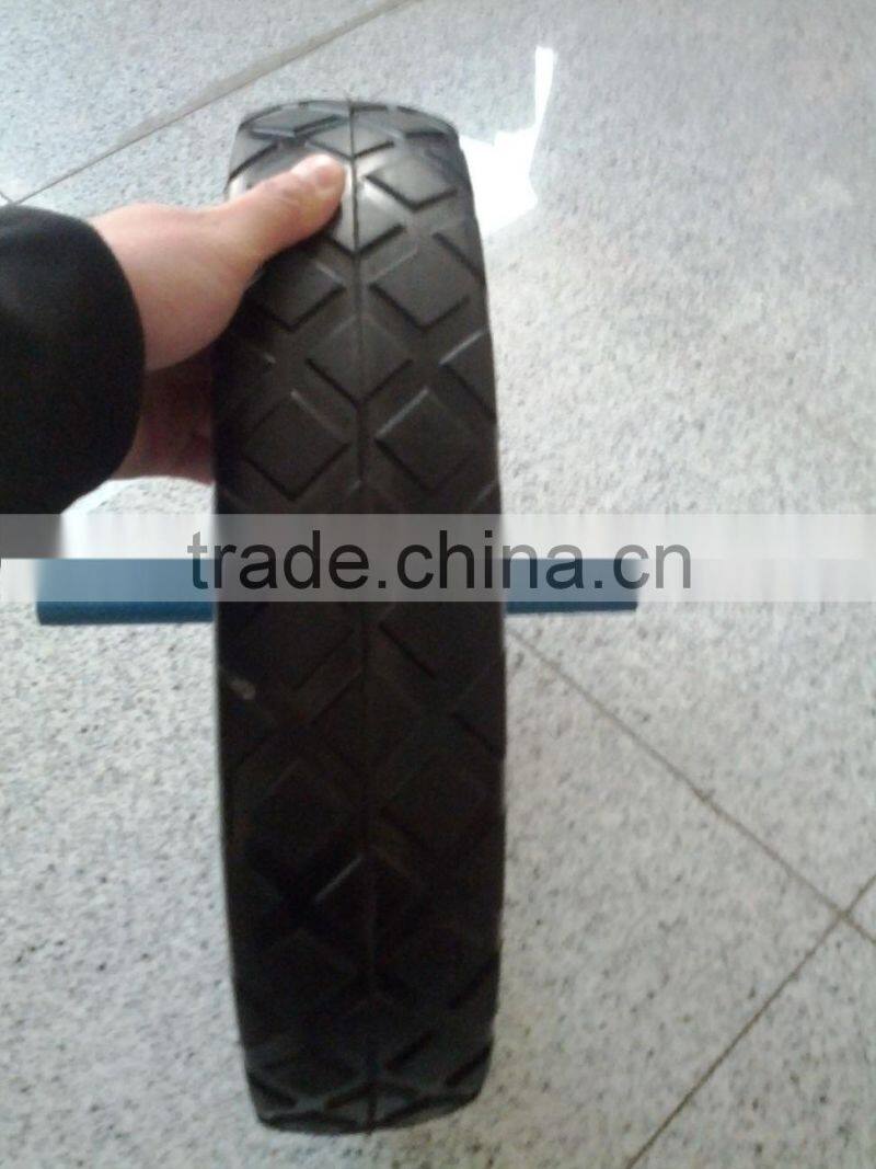 solid rubber wheels 13" x 2.75" for hand truck and wheel barrow