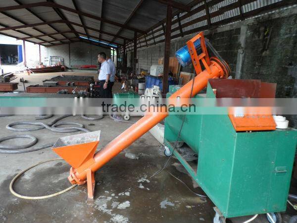 small scale lightweight foam fiber concrete machine