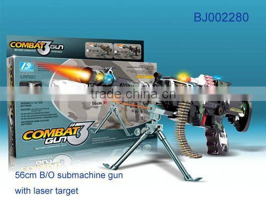 new item army toy gun blue plastic b/o toy sound gun