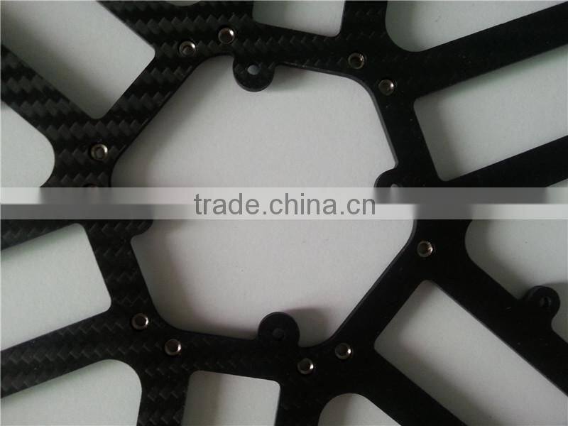 Customized CNC Cutting 3K Twill matte fibra di carbonio Carbon Fiber Frame, Carbon Fiber sheet, Carbon Fiber Tube