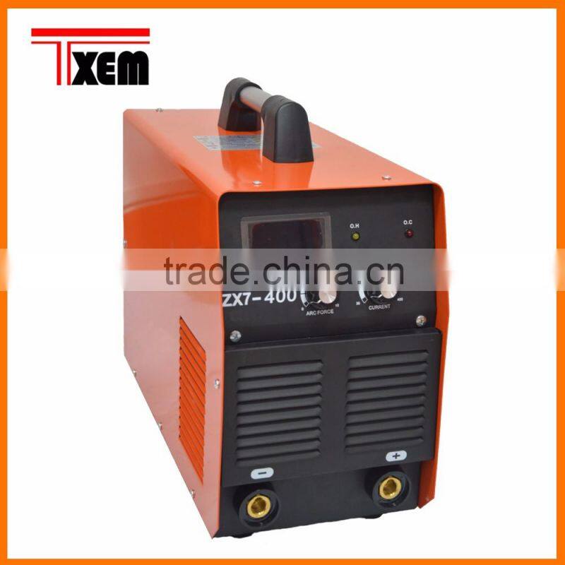 Factory popular competitive price 400 amp mma inverter arc welding machine-ZX7/ARC-400