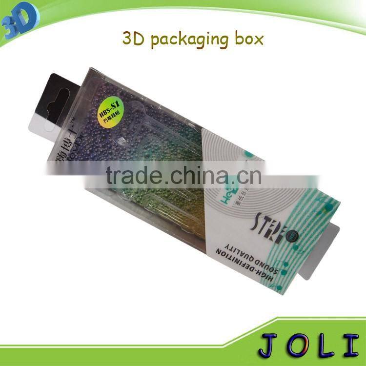 custom 3d plastic dvd box set packaging box