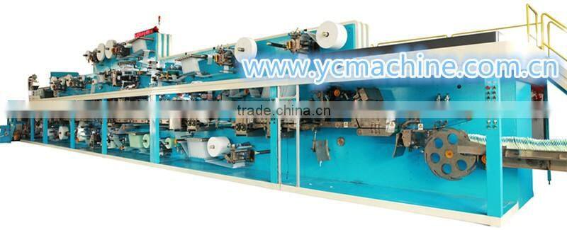 YC-YNK450 Full servo automatic disposable machinery baby diaper
