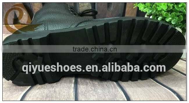 Hot sale best quality army men black leather desert tactical boots