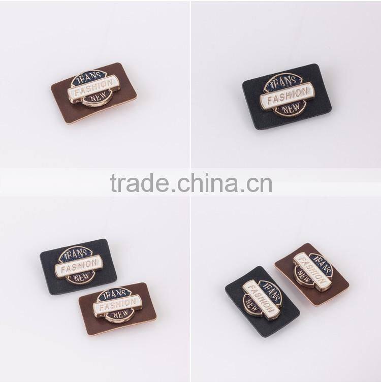 Cheap embroidered patches fashion embossed patches for hats