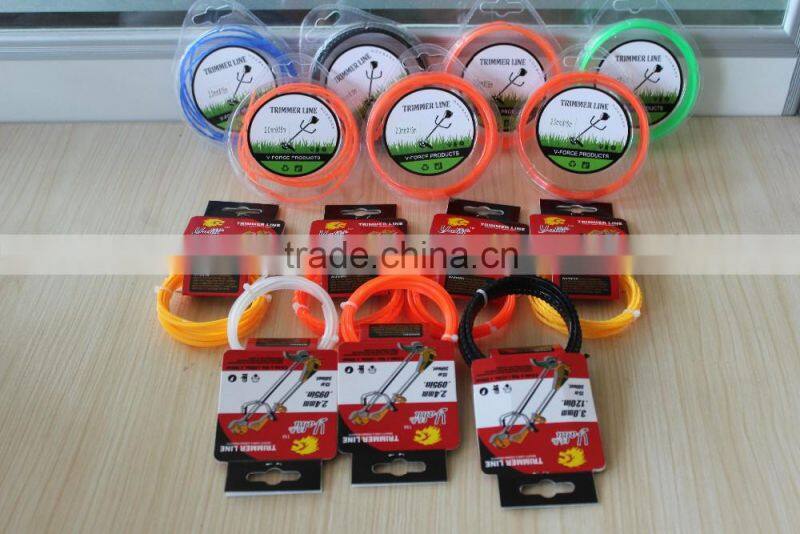 2% discount grass brush cutter colorful Nylon trimmer line