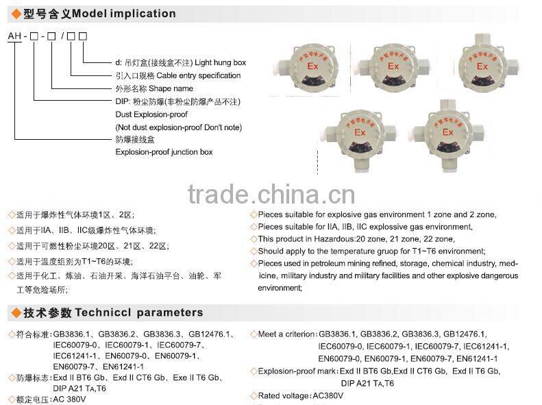 AH explosion proof universal fittings pull box